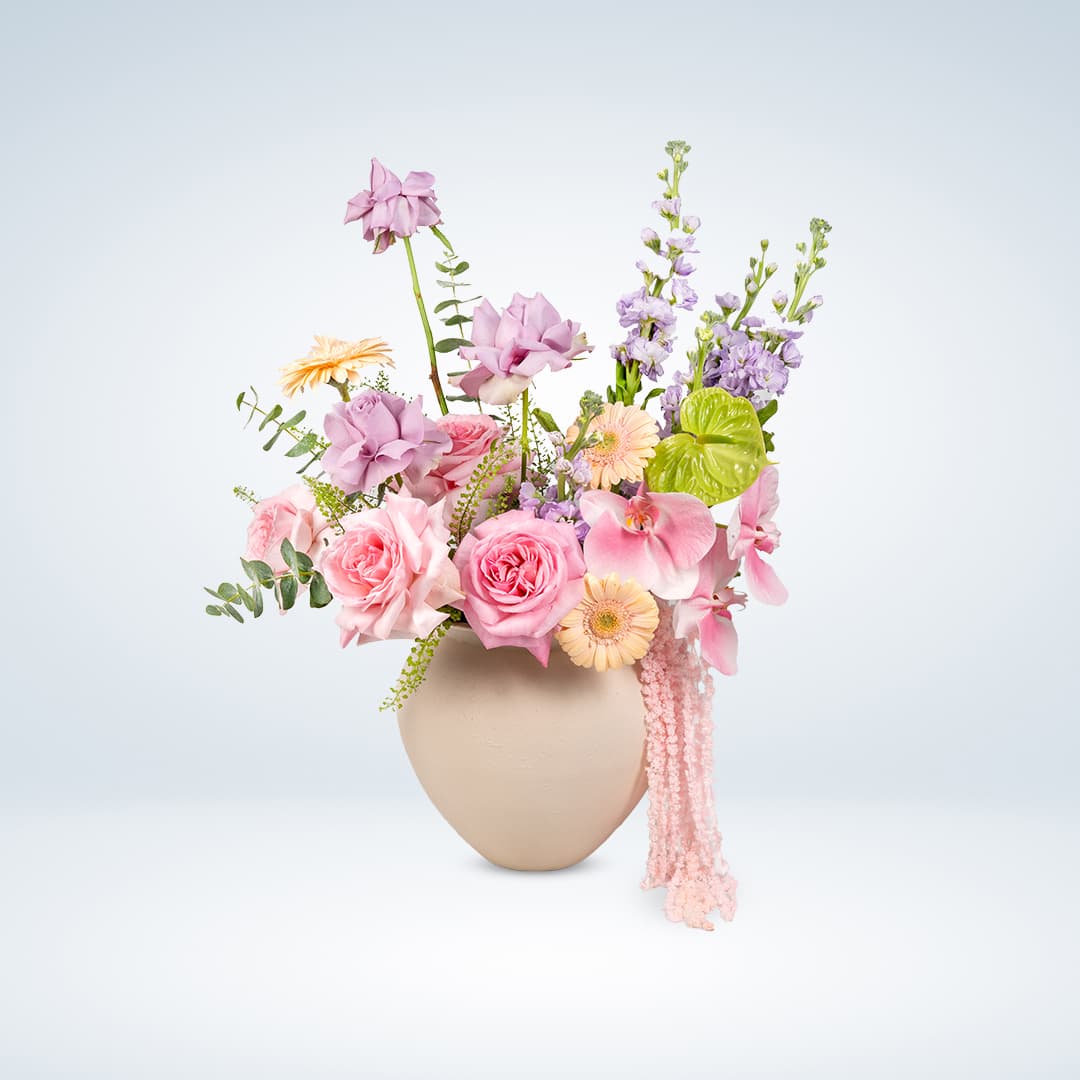 Flower arrangement in a vase